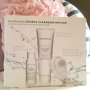 Bare minerals double cleansing